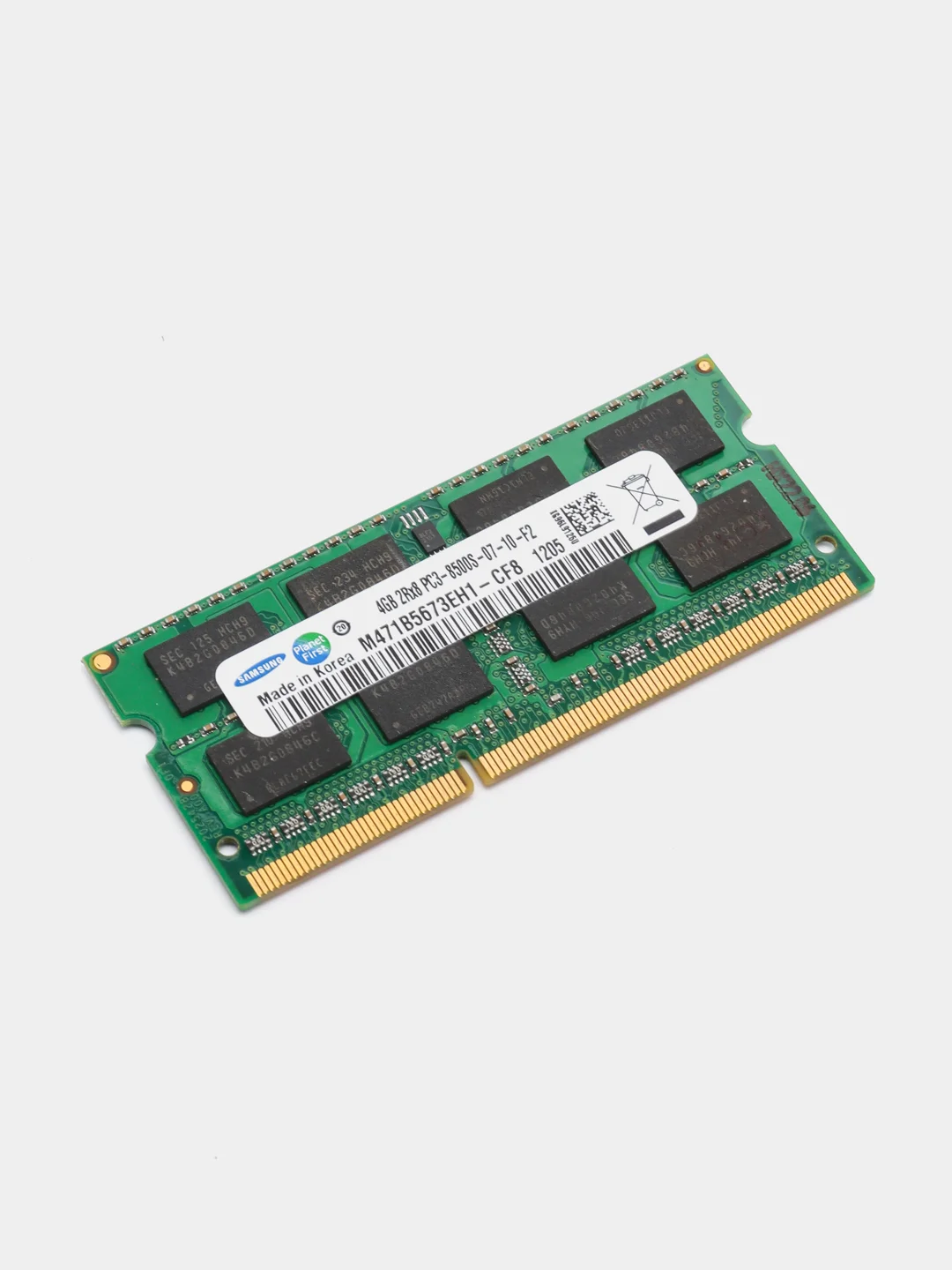 Оперативная память Samsung DDR3, 4 Гб, 1066 MHz, SO-DIMM PC3-8500U 1x4 ГБ для ноутбука