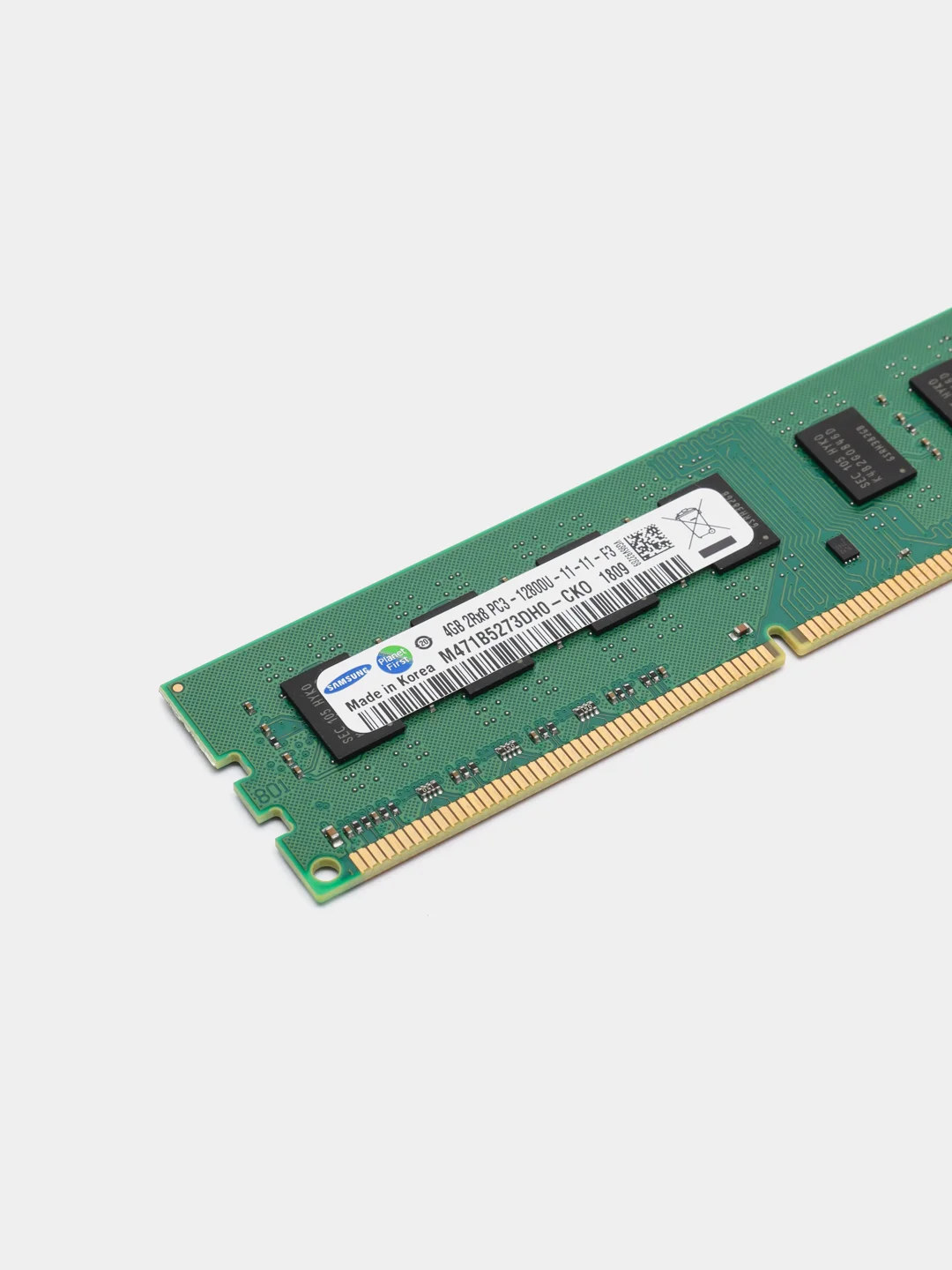Оперативная память Samsung DDR3, 4 ГБ, 1600 MHz, DIMM PC3-12800U, 1x4 ГБ
