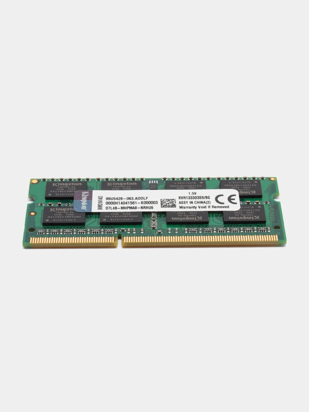 Оперативная память Kingston DDR3 8 ГБ 1333 MHz SO-DIMM, PC3-10600U