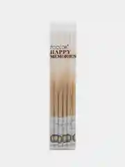 Белый свечи для торта Happy memories, 15.5 см