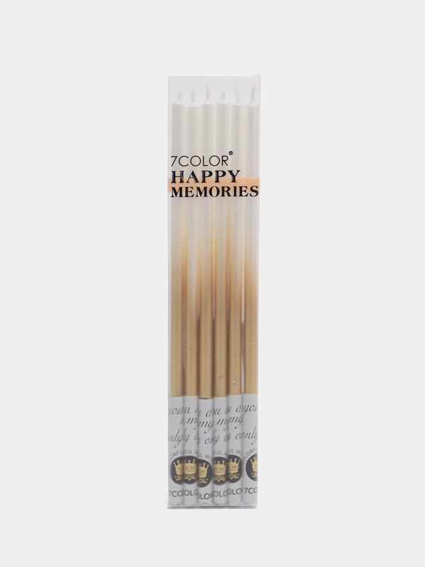 Свечи для торта Happy memories, 15.5 см