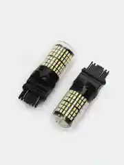 Белый комплект автомобильных светодиодных LED ламп P27W