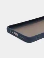Темно-синий чехол Realme C11 2020, пластиковый матовый с цветными кнопками