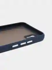 Темно-синий чехол Realme C11 2020, пластиковый матовый с цветными кнопками