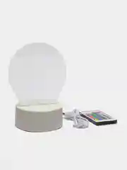 Терракотовый светильник-ночник 3D, светодиодный, с пультом, цветной, RGB