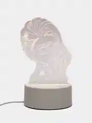 Пастельно-коралловый светильник ночник 3D светодиодный LED, подарок