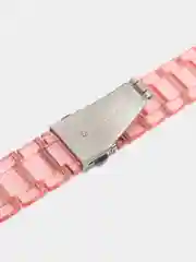 Пудровый пластиковый прозрачный ремешок для часов Apple Watch (42 мм 44 мм 45 мм)