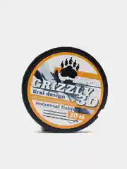 Леска для поводков Grizzly 3D, флюорокарбоновое напыление, до -35, рыболовная для рыбалки
