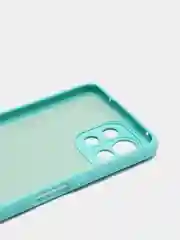 Бирюзовый чехол для Xiaomi 10A, 10C, 9C, 9A, Note 11, Mi 12 Lite, 12X, с бортами, защитой камеры