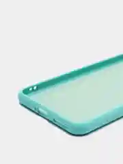 Бирюзовый чехол для Xiaomi 10A, 10C, 9C, 9A, Note 11, Mi 12 Lite, 12X, с бортами, защитой камеры