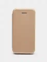 Золотой чехол книжка iPhone 5 / iPhone 5S / iPhone SE (первого поколения)
