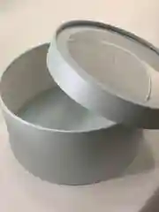 Ледяной подарочная круглая коробка с прозрачной крышкой