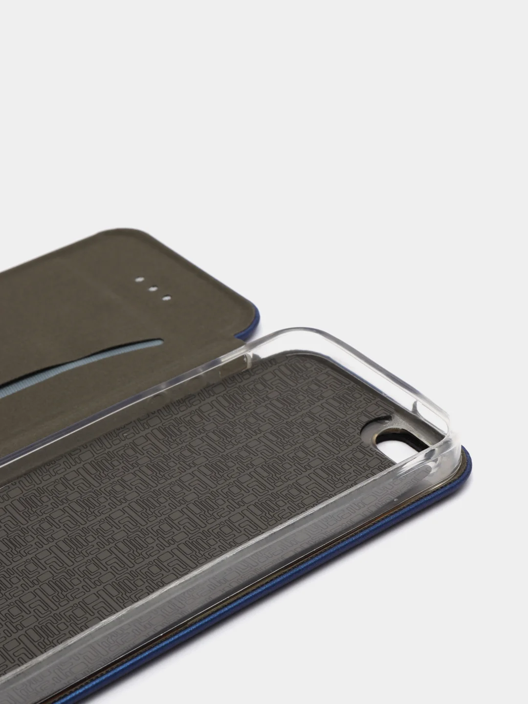Синий чехол книжка iPhone 5 / iPhone 5S / iPhone SE (первого поколения)