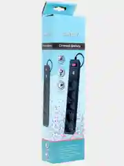 Белый сетевой фильтр, удлинитель, 2 Usb выхода 5 розеток Smartbuy
