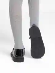 Черный туфли школьные для девочек