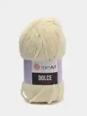 Светло-жёлтый пряжа YarnArt Dolce плюшевая, микрополиэстер, 100 г, 120 м