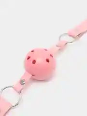 Розовый кляп БДСМ в рот для эротических игр, аксессуары для секса, 18+