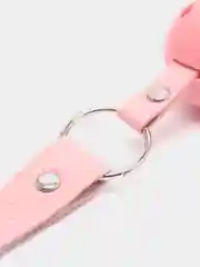 Розовый кляп БДСМ в рот для эротических игр, аксессуары для секса, 18+