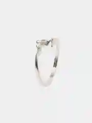Серебряный кольцо/крылья/безразмерное