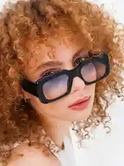 Небесно-голубой женские солнцезащитные очки MIRSEE с UF-защитой/Цветные