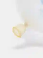 Небесно-голубой воздушный шар, прозрачный, с блестками, 1 штука