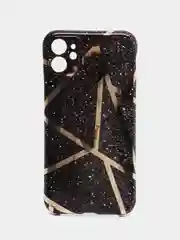 Черный чехол силиконовый для iPhone 11 / 12 / 12 Pro / 12 Pro Max / 13 / 13 Pro / 13 Pro Max