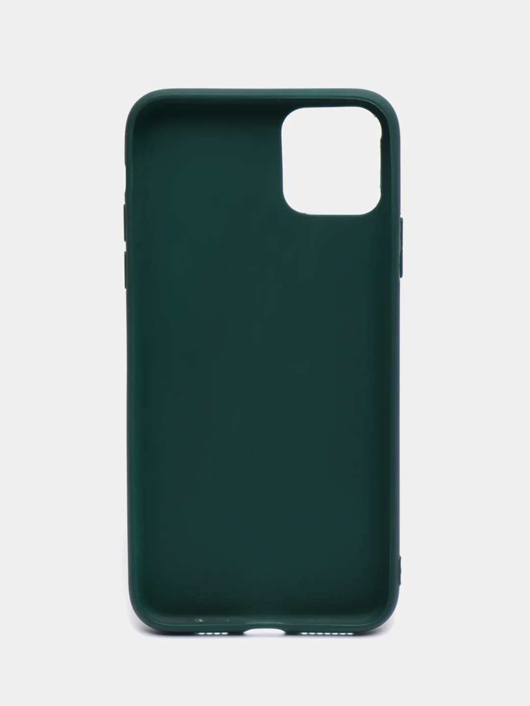 Тёмно-зелёный чехол силиконовый для iPhone 11, 11 Pro, 11 Pro Max, 12 Pro, 12 Pro Max