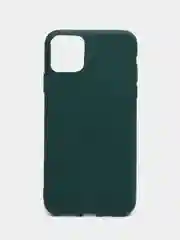 Тёмно-зелёный чехол силиконовый для iPhone 11, 11 Pro, 11 Pro Max, 12 Pro, 12 Pro Max