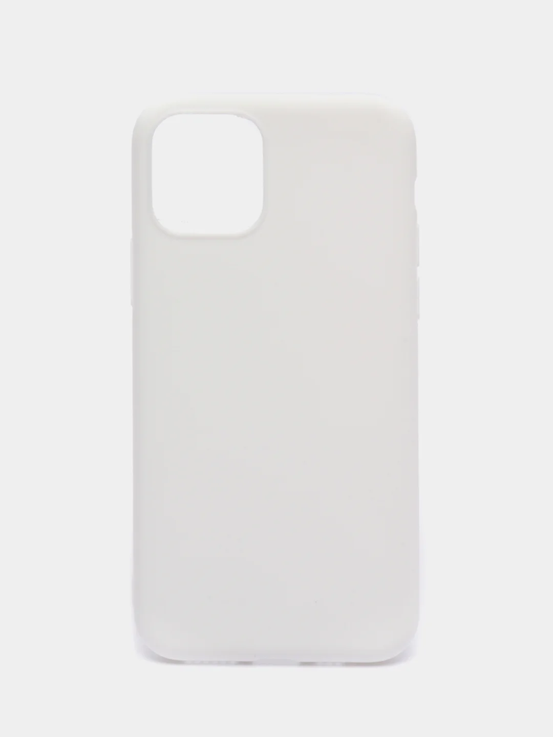 Белый чехол силиконовый для iPhone 11, 11 Pro, 11 Pro Max, 12 Pro, 12 Pro Max