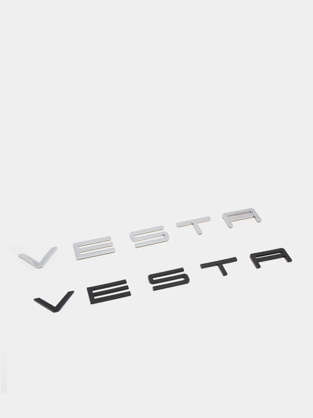 Хром эмблема VESTA на багажник в стиле Porsche