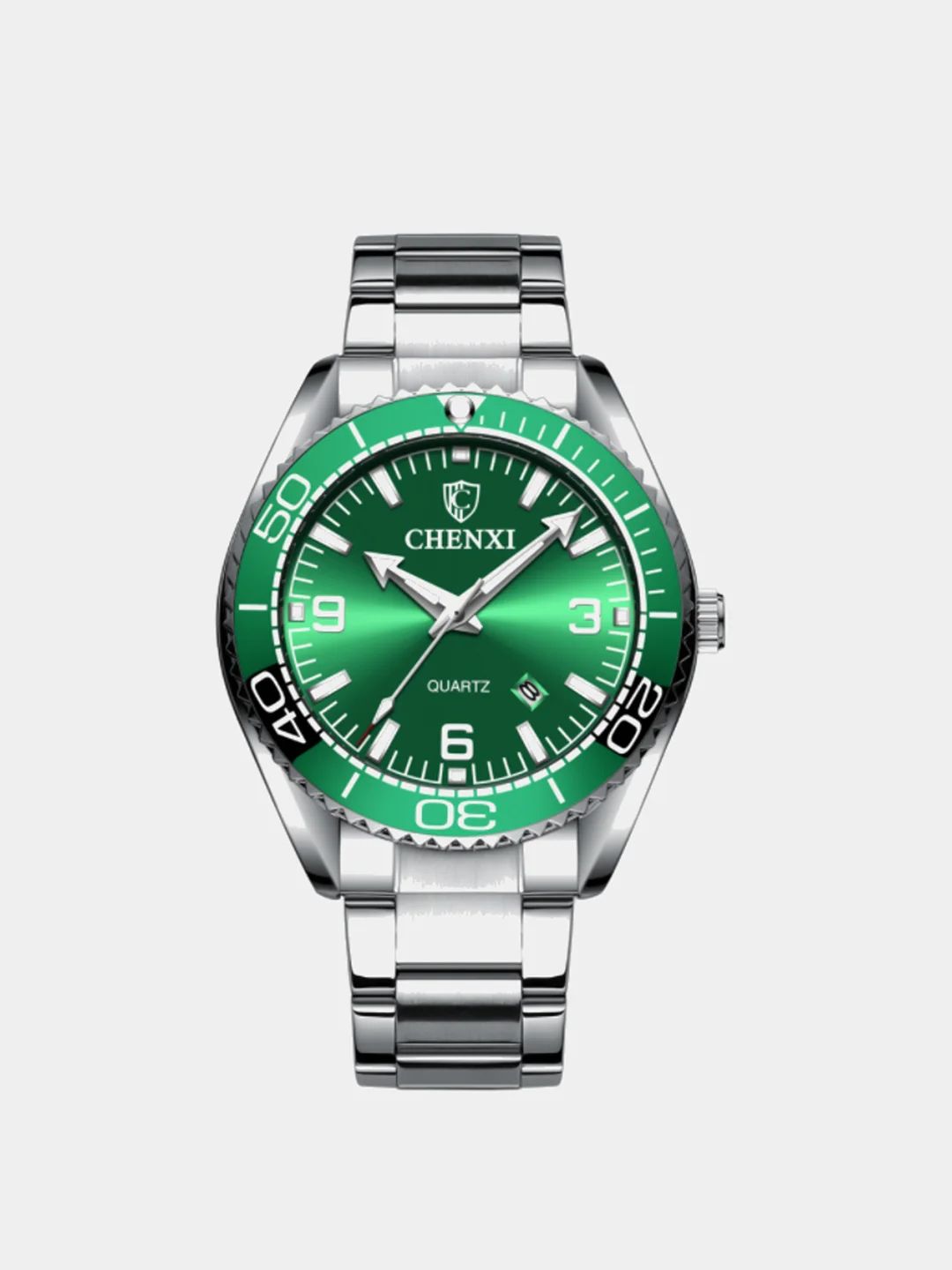 Зеленый часы наручные мужские Chenxi CX-8206G