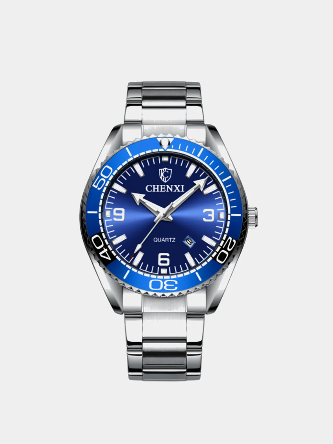 Синий часы наручные мужские Chenxi CX-8206G