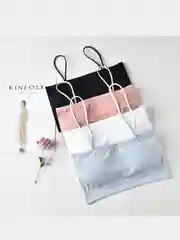 Коралловый меланж топ женский, базовый
