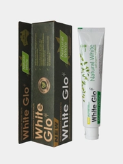 Отбеливающая Зубная паста White Glo Натуральная белизна, 100 грамм, для отбеливания зубов
