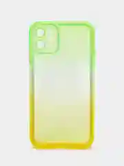Желтый чехол для iPhone X XS XR 11 12 13 Pro Max mini 7 8 Plus айфон про макс градиентный