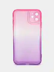 Розовый чехол для iPhone X XS XR 11 12 13 Pro Max mini 7 8 Plus айфон про макс градиентный