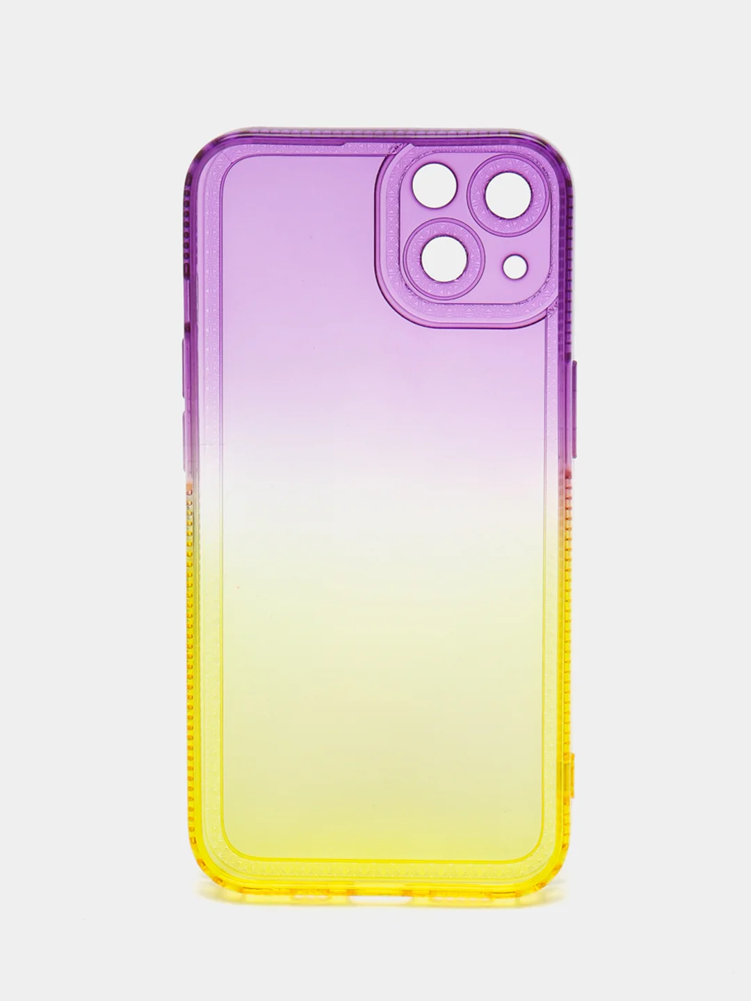 Пурпурный чехол для iPhone X XS XR 11 12 13 Pro Max mini 7 8 Plus айфон про макс градиентный