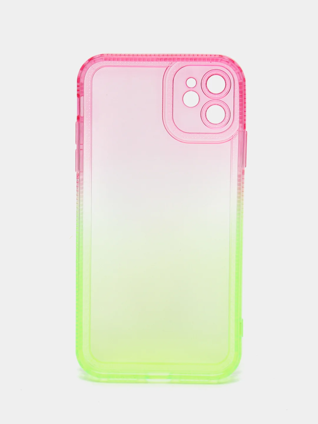 Салатовый чехол для iPhone X XS XR 11 12 13 Pro Max mini 7 8 Plus айфон про макс градиентный
