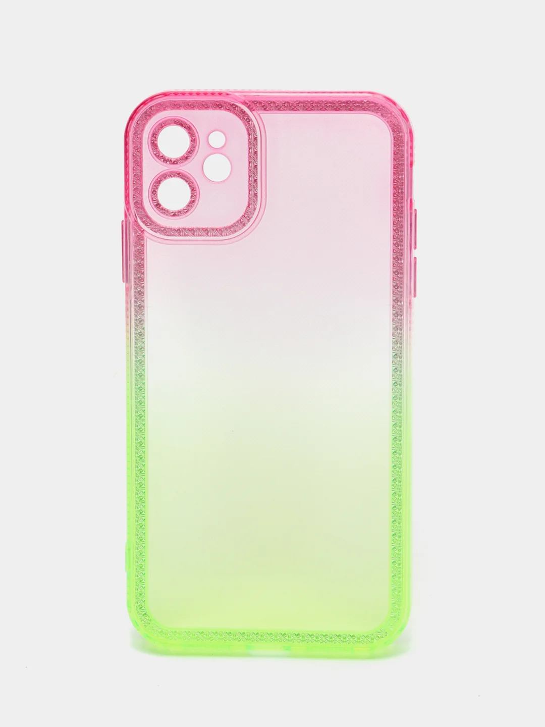 Салатовый чехол для iPhone X XS XR 11 12 13 Pro Max mini 7 8 Plus айфон про макс градиентный