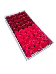 Коралловый бутоны мыльных роз, 50 штук