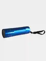 Фонарь ручной металлический, 9 LED, 1W, 3 x AAA