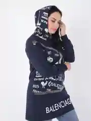 Платье худи толстовка