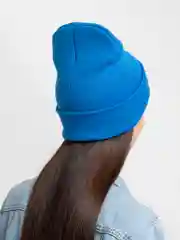 Синий шапка-бини Toprock Caps унисекс, зимняя, 21 цвет