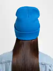 Синий шапка-бини Toprock Caps унисекс, зимняя, 21 цвет
