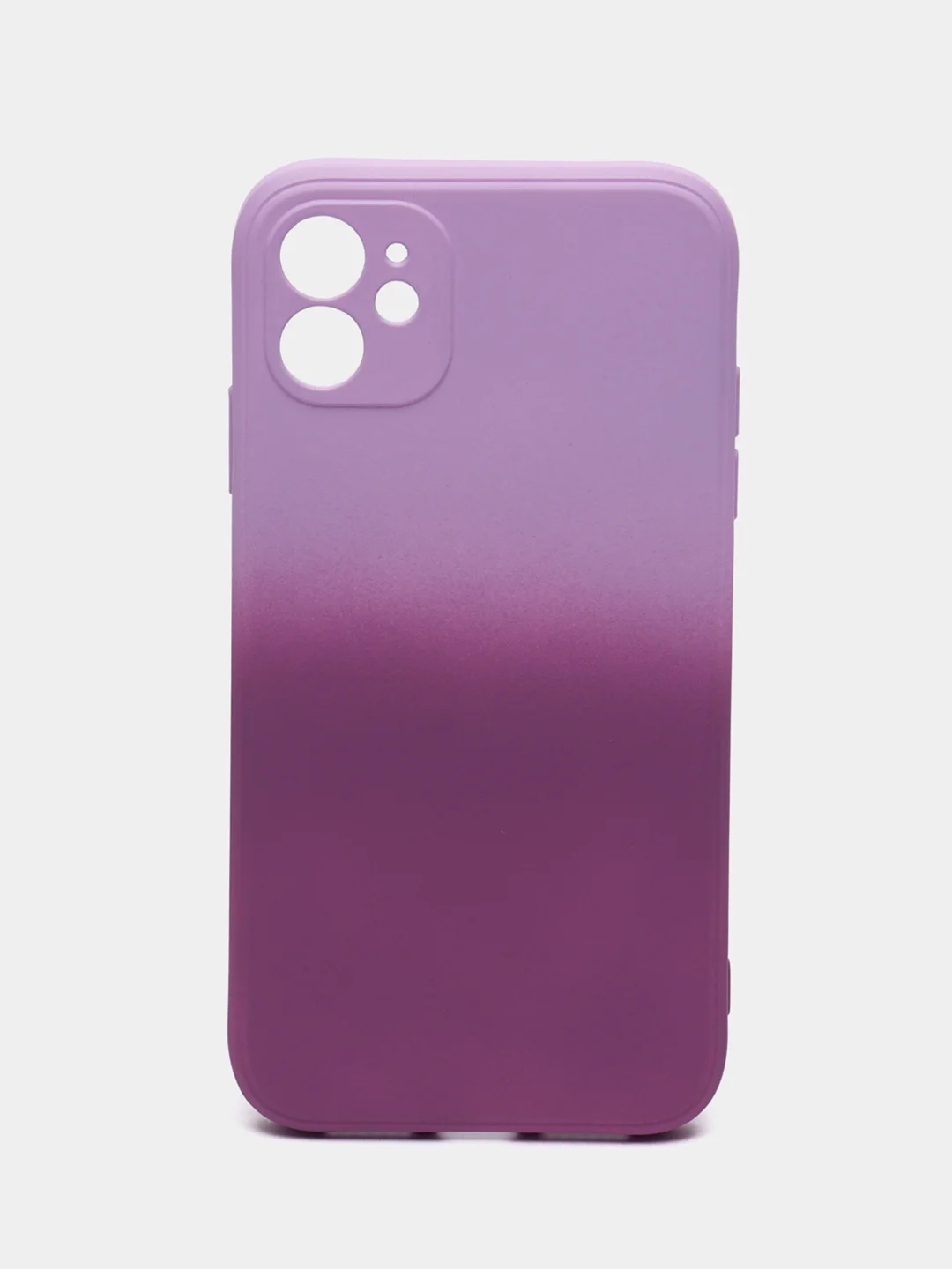 Тёмно-розовый чехол градиентный для iPhone XR 11 12 13 Pro Max mini силиконовый айфон про макс