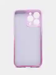 Тёмно-розовый чехол градиентный для iPhone XR 11 12 13 Pro Max mini силиконовый айфон про макс