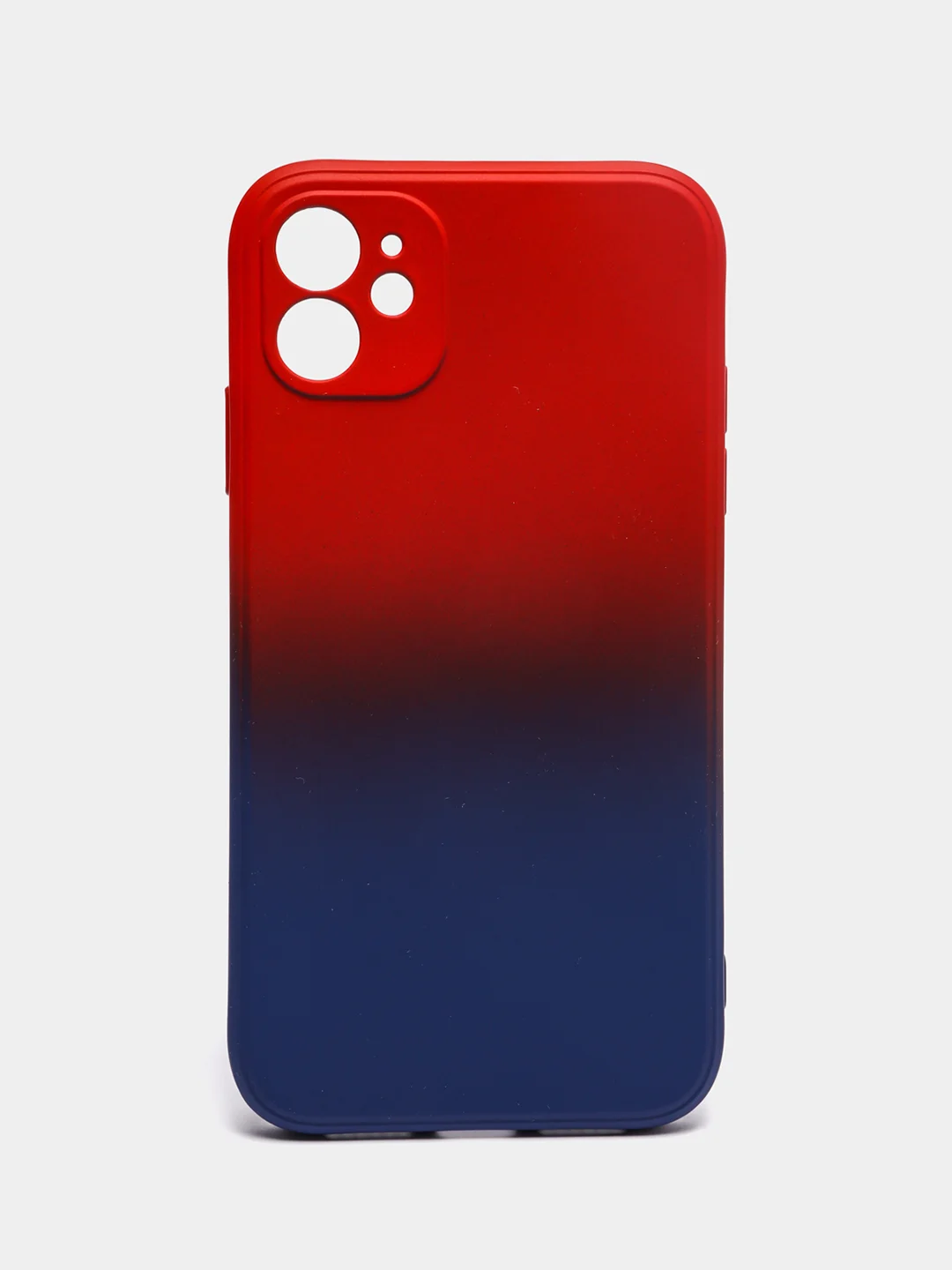 Синий чехол градиентный для iPhone XR 11 12 13 Pro Max mini силиконовый айфон про макс