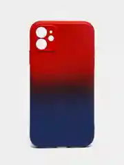 Синий чехол градиентный для iPhone XR 11 12 13 Pro Max mini силиконовый айфон про макс