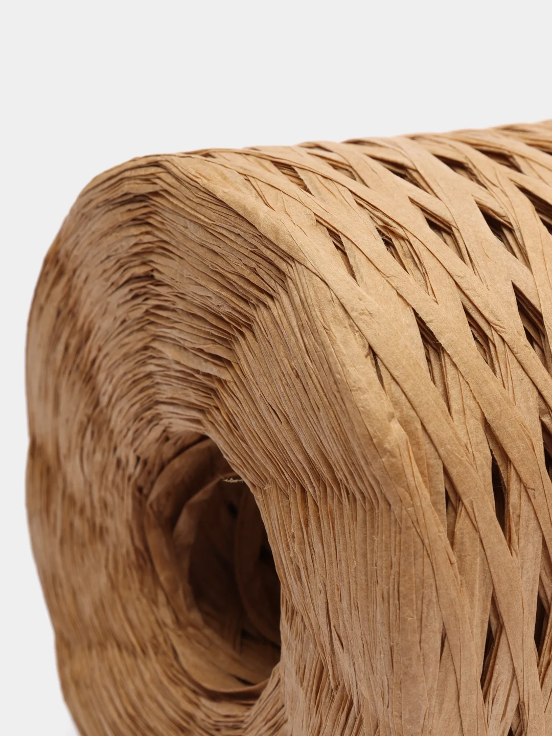 Бежевый raffia T целлюлоза, 200 гр, 200 м
