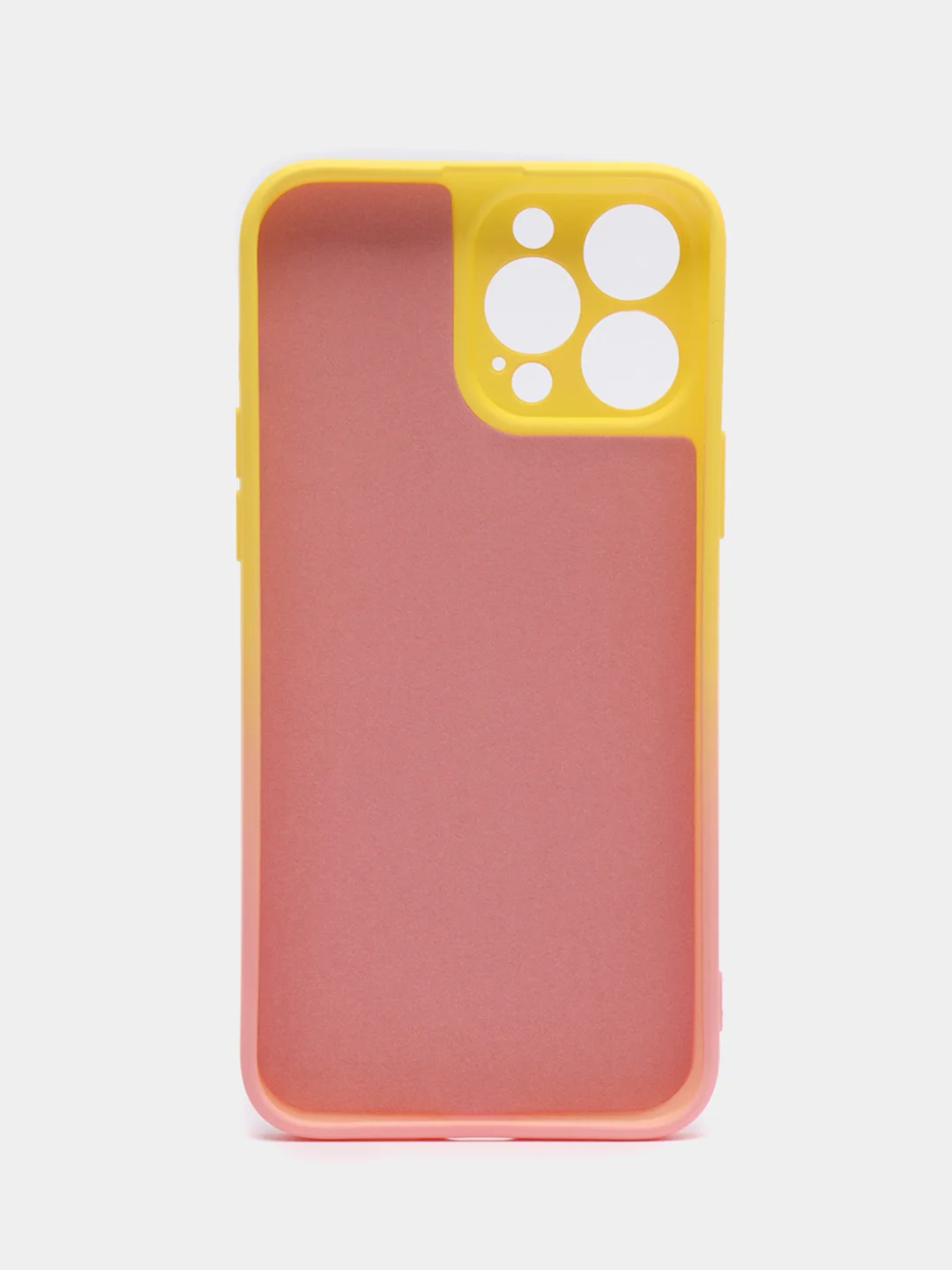 Желтый чехол для iPhone 11 / 12 / 13 Pro Max силиконовый айфон про макс